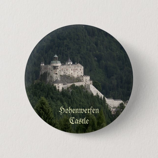 Hohenwerfen Castle 6 Cm Round Badge (Front)