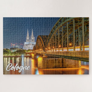 Hohenzollern Bridge, Cologne, Germany Jigsaw Puzzle