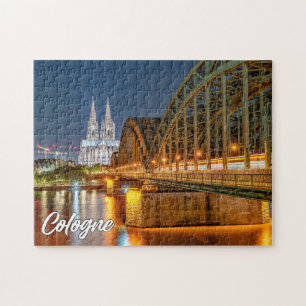 Hohenzollern Bridge, Cologne, Germany Jigsaw Puzzle
