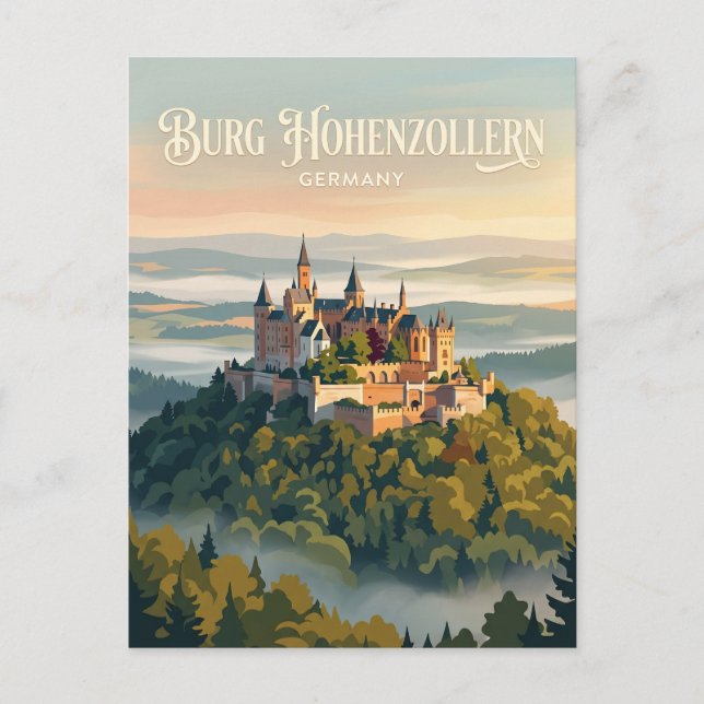 Hohenzollern Castle Germany Postcard (Front)
