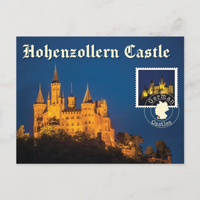 Hohenzollern castle postcard (Front)
