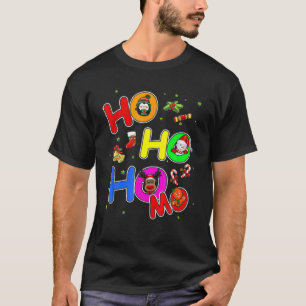 Hoho Homo Gay Christmas Santa Hat Love Is Love Lgb T-Shirt