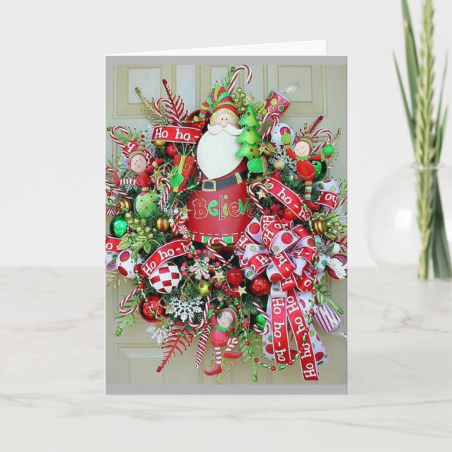 HoHoHo Christmas Holiday Card (Front)