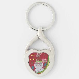 HOHOHO! Christmas Holiday Humour cutest art design Key Ring