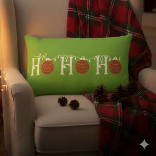 HoHoHo Christmas  Lumbar Cushion