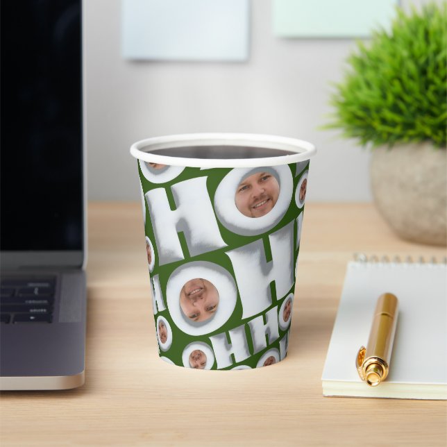 HoHoHo! Coffee from ME! Your Face  Paper cup (Insitu)