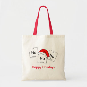 HoHoHo Holmium Chemistry Element Christmas Pun Tote Bag