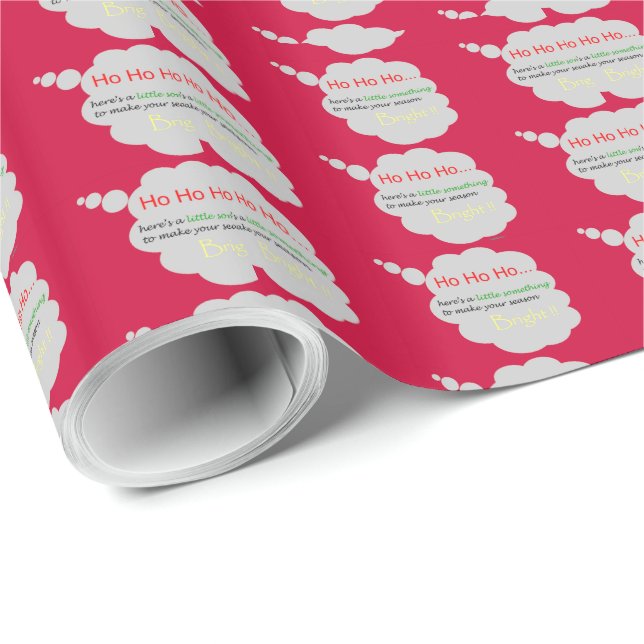 HoHoHo Humourous Wrapping Paper (Roll Corner)