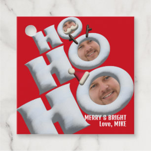 HOHOHO! It's me! holiday card Favour Tags