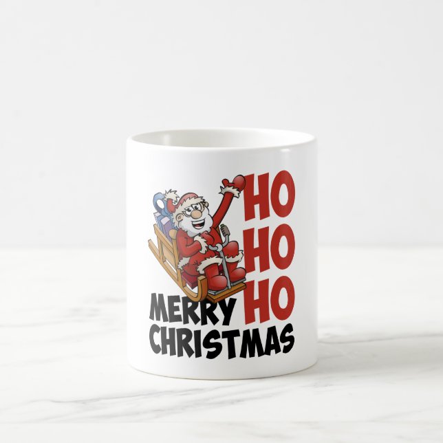Hohoho Merry Christmas. Coffee Mug (Center)
