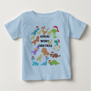 HoHoHo Merry Christmas Dinosaur  T-Shirt