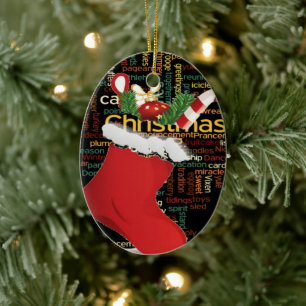 HoHoHo! Merry Christmas GIFTS and a Happy New Year Ceramic Tree Decoration