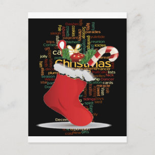 HoHoHo! Merry Christmas GIFTS and a Happy New Year Holiday Postcard
