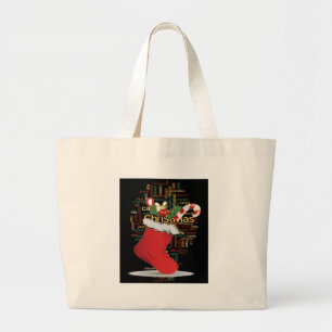 HoHoHo! Merry Christmas GIFTS and a Happy New Year Large Tote Bag
