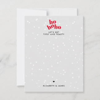 Hohoho Modern Christmas Note Card