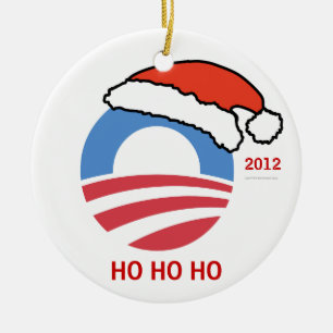 HoHoHo Obama Personalised Ornament