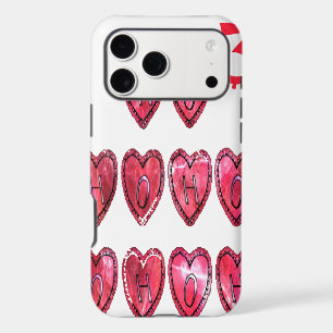 Hohoho! Santa cool hearts text Christmas love desi