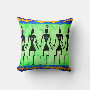Hohokum Throw Pillow