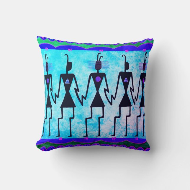 Hohokum Throw Pillow (Front)