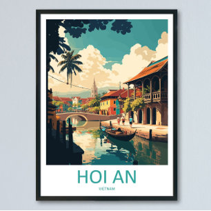 Hoi An Travel Print Wall Art Hoi An Wall Hanging 