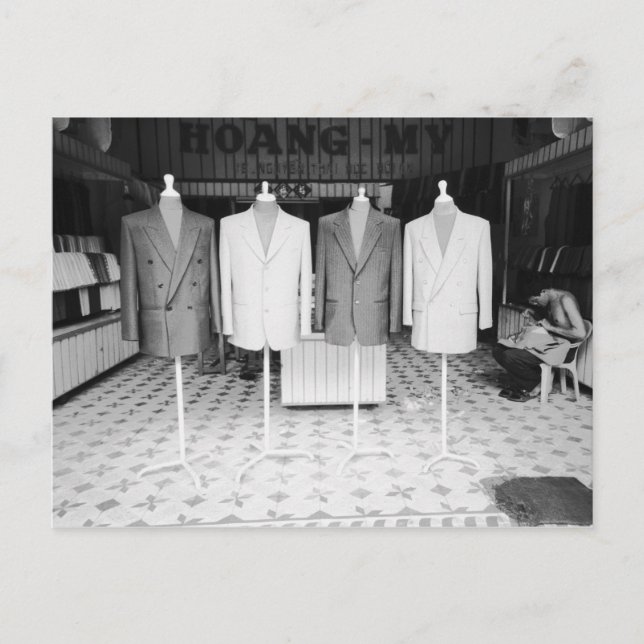 Hoi An Vietnam, Custom Suits to go Postcard (Front)