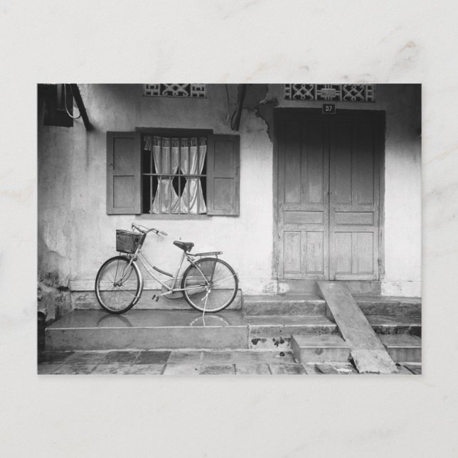 Hoi An Vietnam, House with Bicycle Postcard (Front)