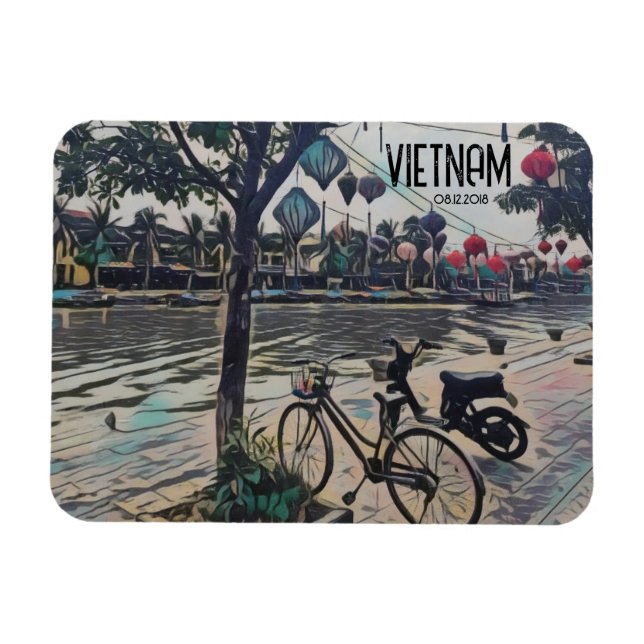 Hoi An Vietnam Lanterns   Magnet (Horizontal)
