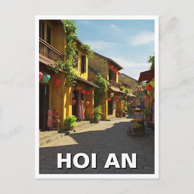 Hoi An Vietnam Travel Postcard (Front)