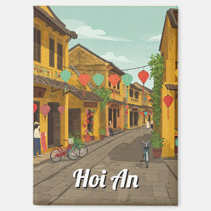 Hoi An Vietnam Vintage Travel Magnet