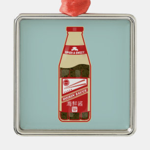 Hoisin Sauce Cantonese Food Metal Ornament
