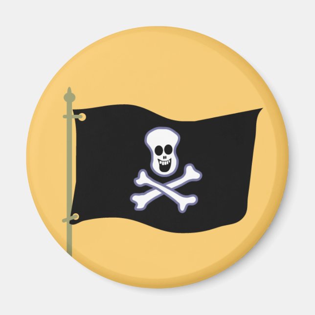 Hoist the Jolly Roger! Magnet (Front)