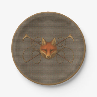Hoity Toity House Vixen On Tweed Paper Plate