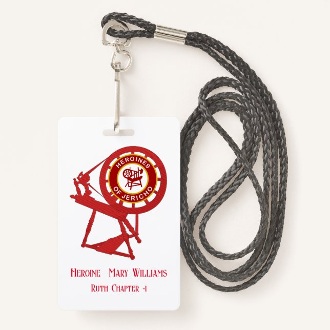 HOJ ID BADGE (Front with Lanyard)