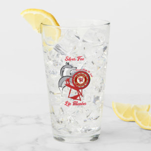HOJ Silver Fox Life Member Glass
