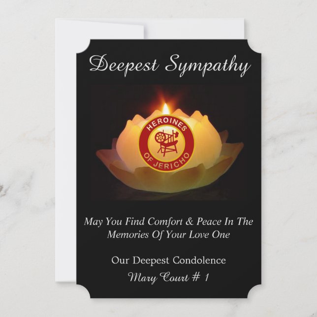 HOJ Sympathy Card (Front)