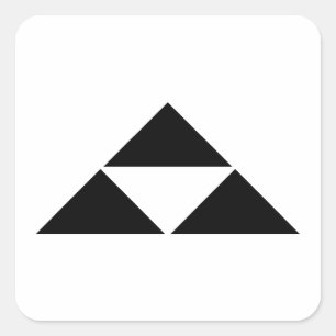 Hojo scales square sticker