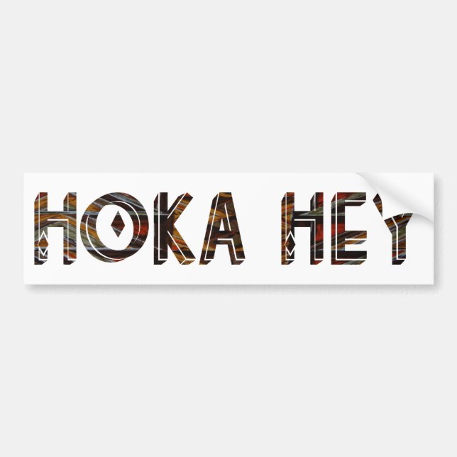 Hoka Hey Bumper Sticker (Front)