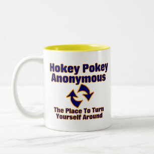 Hokey Pokey Anonymous Two-Tone Coffee Mug