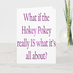 hokey pokey christmas card