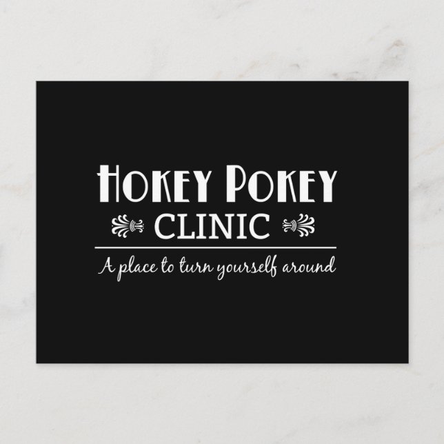 Hokey Pokey Clinic Postcard (Front)