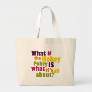 Hokey Pokey Large Tote Bag