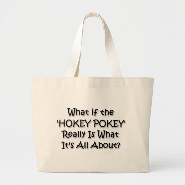 HOKEY POKEY LARGE TOTE BAG (Front)