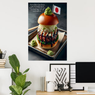 Hokkaido Harmony Burger Indulgence 24x36 Poster