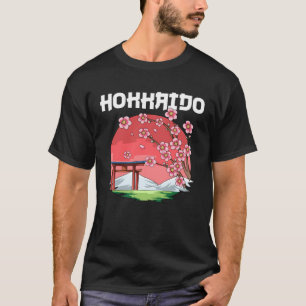 Hokkaido  Kyokujitsuki Sakura Japan T-Shirt