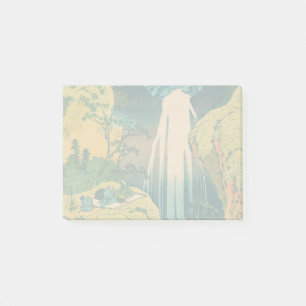 Hokusai Amida Falls Japan Waterfall Post-it Notes