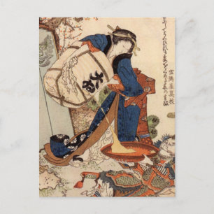 Hokusai Art painting Postcard