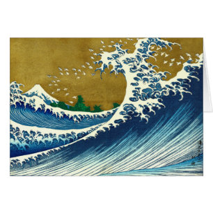 Hokusai Big Wave Japan Japanese Art
