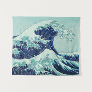 Hokusai Blue Waves Tapestry