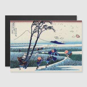 Hokusai - Ejiri in Suruga province Magnetic Card