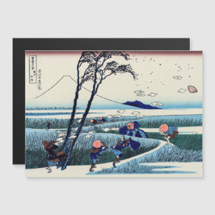Hokusai - Ejiri in Suruga province Magnetic Card